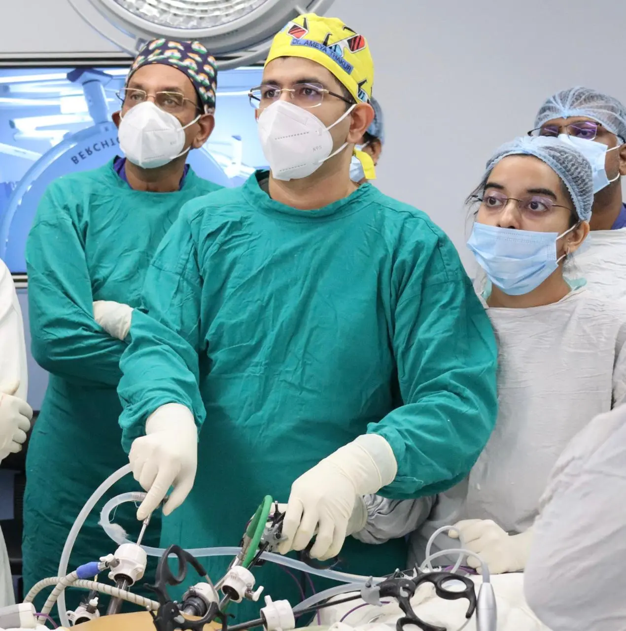 Dr. Thakur Consulting a Patient